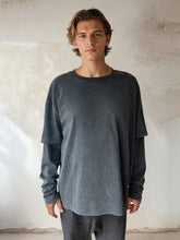 WDTS - Window Dressing The Soul- Double Layered Top Vintage Grey