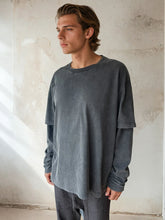 WDTS - Window Dressing The Soul- Double Layered Top Vintage Grey