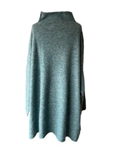 Rundholz AW25 2467003 knitted tunic lagoon mel