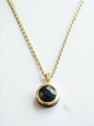 WDTS Pavani Necklace - Gold Onyx
