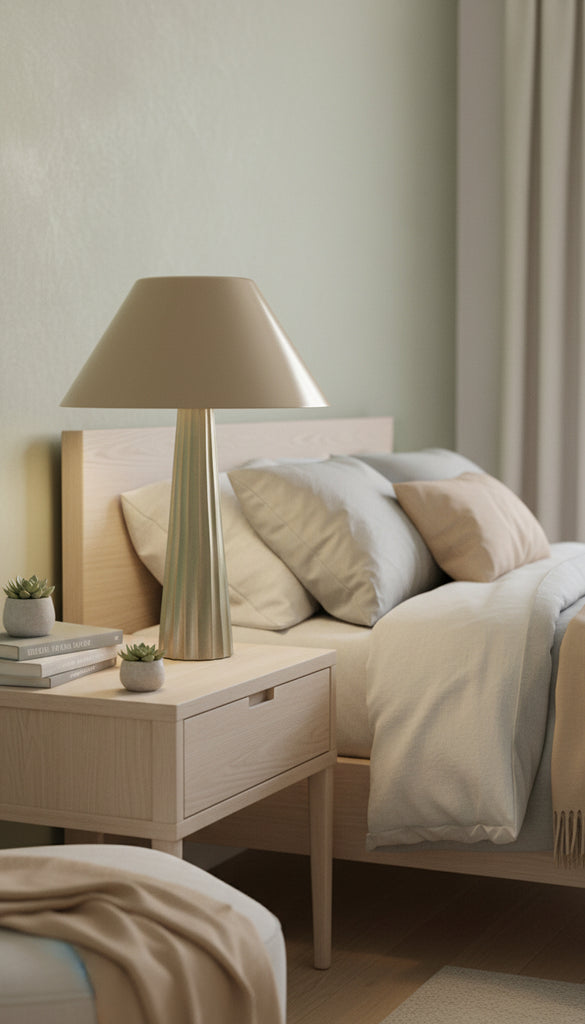 Ersa lamp - Iron Lamp in Gold