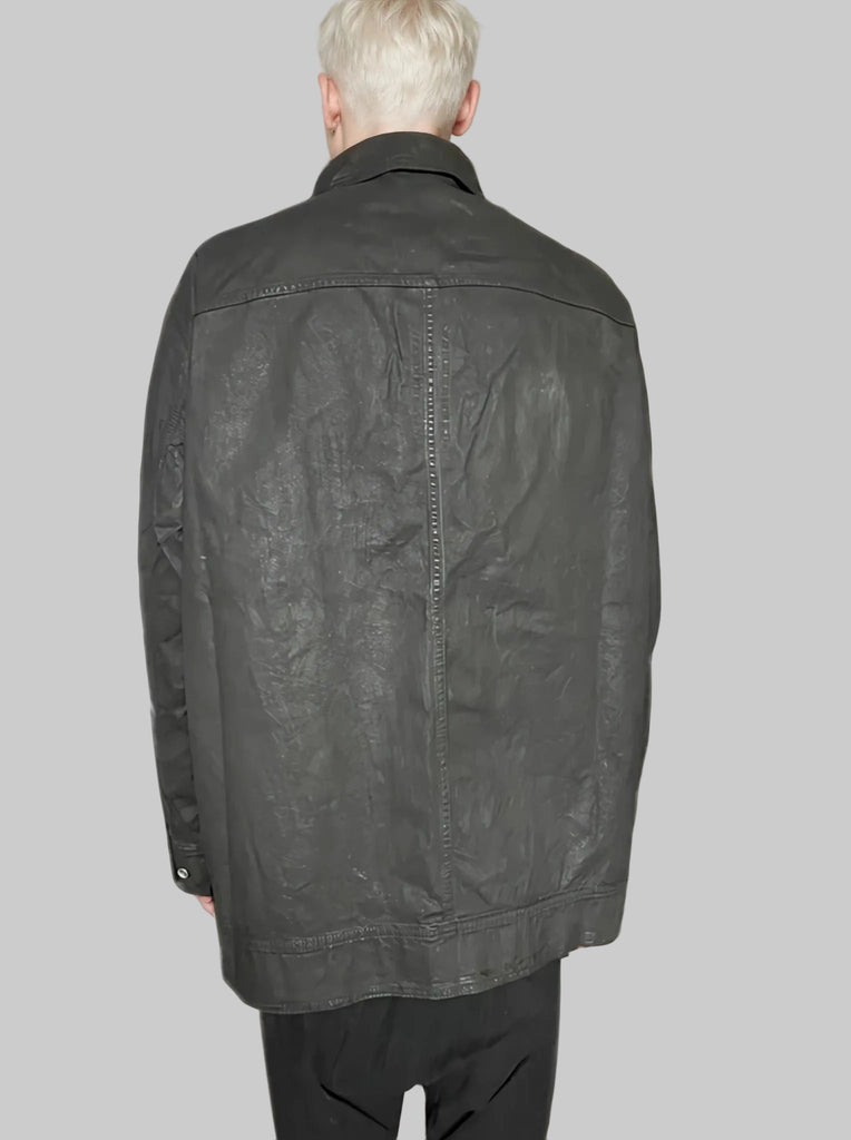 DRKSHDW by Rick Owens SS26 Denim Jumbo Mens Worker Coat