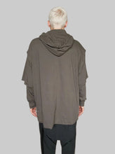 DRKSHDW BY Rick Owens SS26 TEMPLE Tommy Hustler Hoodie Dark Dust