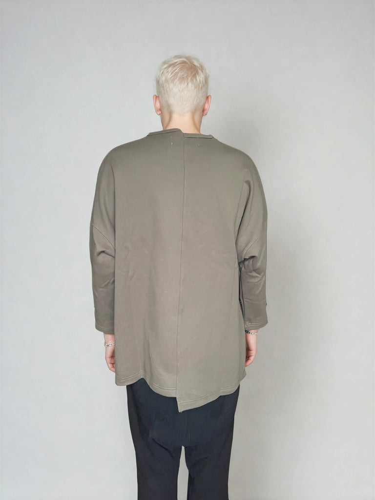 Rick Owens SS26 TEMPLE TOMMY KNIT SWEAT T-SHIRT Dust