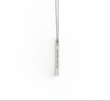 WDTS Window Dressing the Soul Silver - Hand Hammered Necklace - MEMENTO AMORIS - Mixed Finish