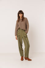 AW26 DECORATIVE-KNIT SWEATER MINK