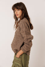 AW26 DECORATIVE-KNIT SWEATER MINK