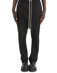 RICK OWENS - Drawstring long trousers - Heavy Poplin | CollardManson
