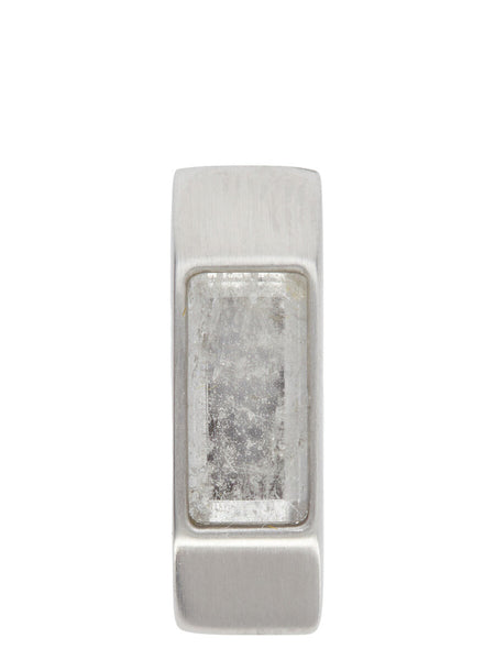 Rick Owens CRYSTAL BEVELED EARRING