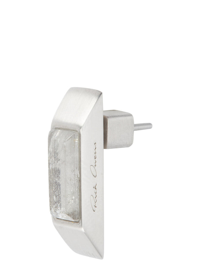 Rick Owens CRYSTAL BEVELED EARRING