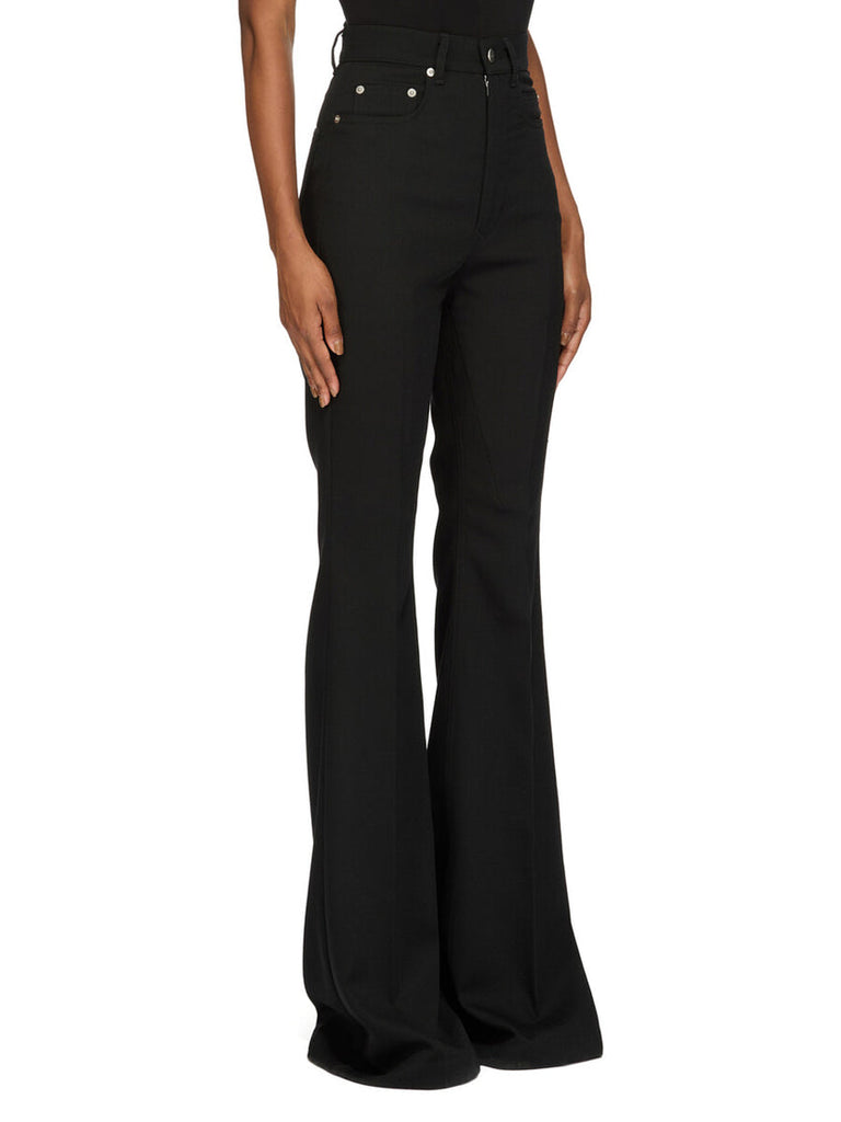 RICK OWENS SS26 BOLAN BOOTCUT - BLACK