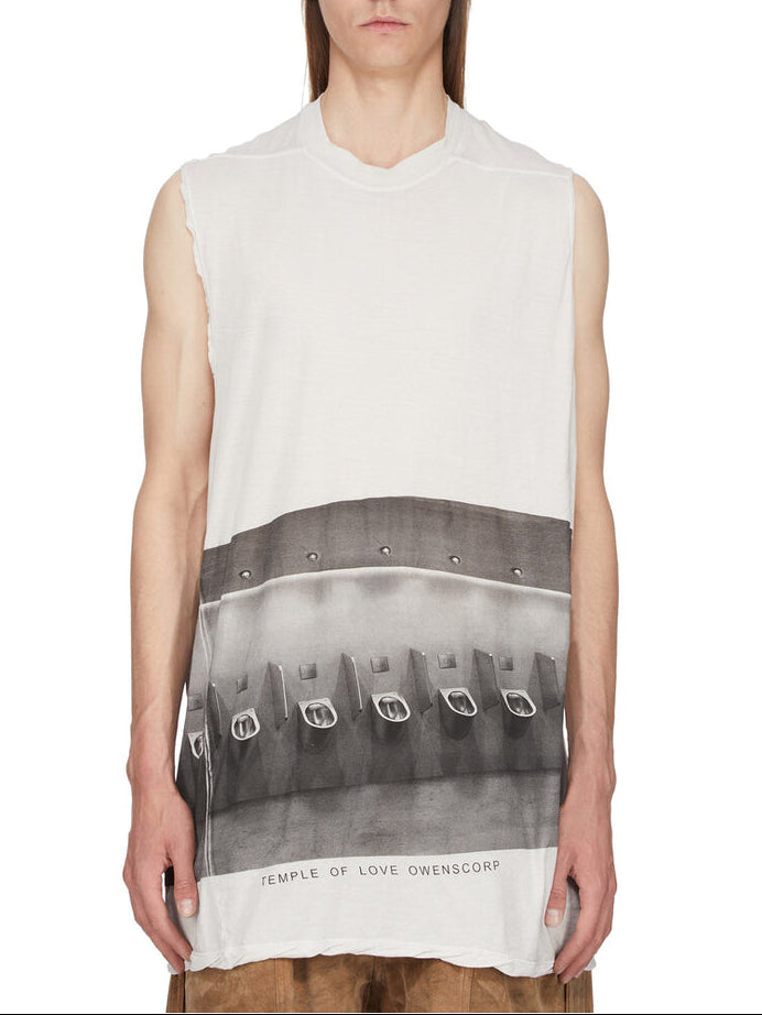 RICK OWENS SS26 RICK S JUMBO SL T - MILK WASH/BLACK