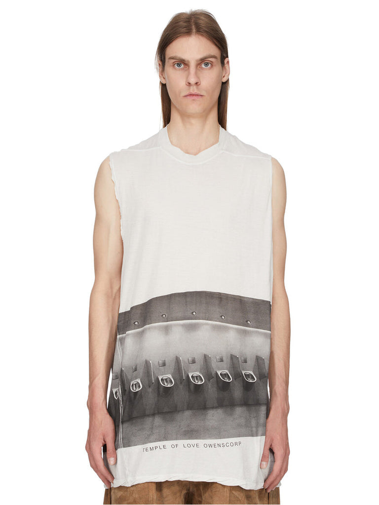 RICK OWENS SS26 RICK S JUMBO SL T - MILK WASH/BLACK