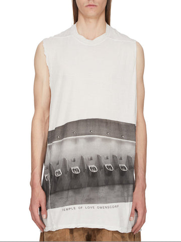 RICK OWENS SS26 RICK S JUMBO SL T - MILK WASH/BLACK