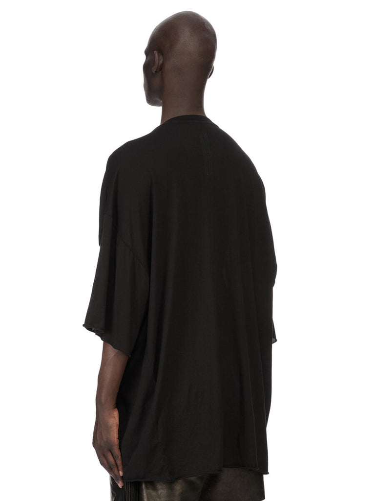 Rick Owens SS26 TEMPLE V TOMMY KNIT T-SHIRT BLACK
