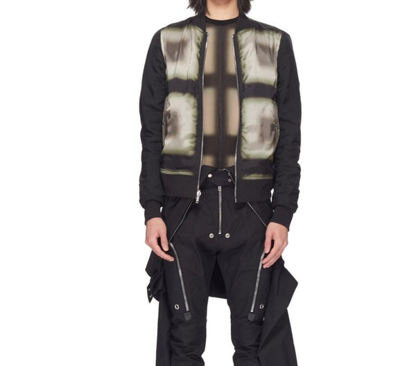RICK OWENS SS23 EDFU REVERSIBLE FLIGHT IN BLACK