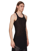 Rick Owens SS26 TOP - BASIC RIB TANK - BLACK