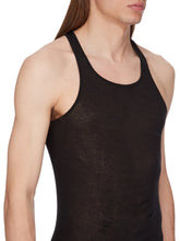 Rick Owens SS26 TOP - BASIC RIB TANK - BLACK
