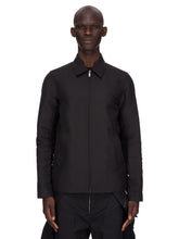 RICK OWENS SS26 BRAD JKT IN BLACK HEAVY COTTON