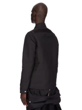 RICK OWENS SS26 BRAD JKT IN BLACK HEAVY COTTON