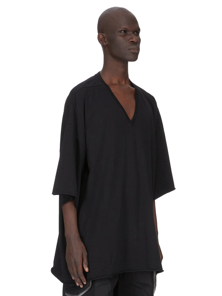 RICK OWENS SS26 TEMPLE TOMMY T BLACK