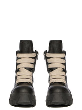 Rick Owens SS26 JUMBOLACE ARMY BOZO TRACTOR LEATHER BOOTS