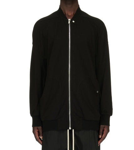 RICK OWENS SS24 JUMBO PETER BOMBER BLACK