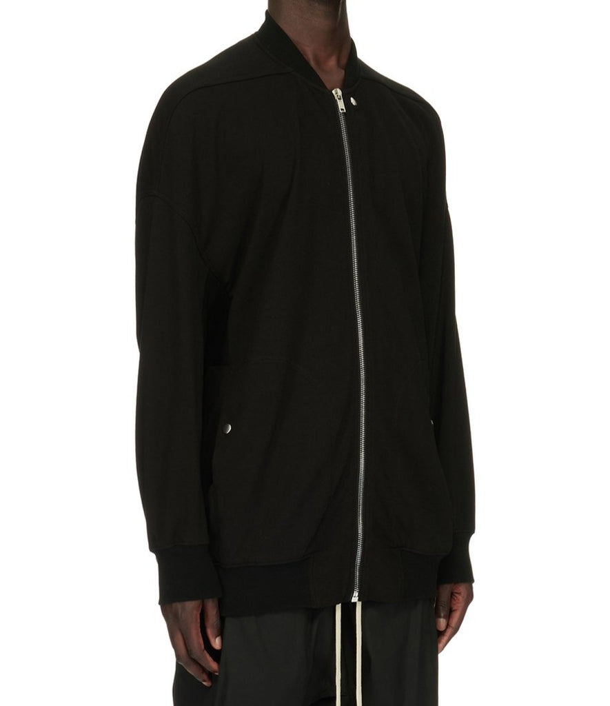 RICK OWENS SS24 JUMBO PETER BOMBER BLACK