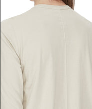 RICK OWENS SS23 BASIC L S T-SHIRT PEARL
