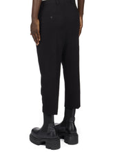 RICK OWENS BLACK ASTAIRES WOVEN PANTS