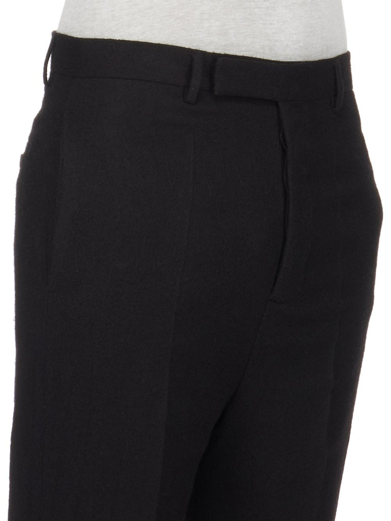 RICK OWENS BLACK ASTAIRES WOVEN PANTS