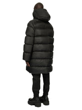 Rick Owens FW23 LUXOR LS HOODED LINER IN BLACK RECYCLED NYLON