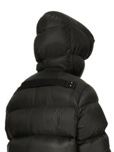 Rick Owens LUXOR LS HOODED LINER IN BLACK RECYCLED NYLON
