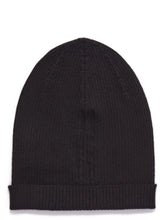 RICK OWENS FW25 RIBBED BEANIE BLACK