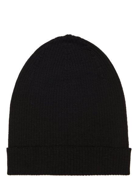 RICK OWENS FW25 RIBBED BEANIE BOSCO