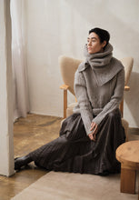 Rabens Saloner Patchwork knit neck warmer Tamy