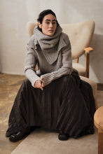 Rabens Saloner Patchwork knit neck warmer Tamy
