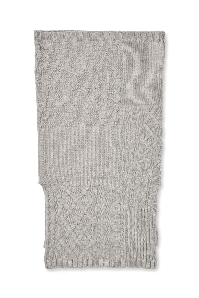 Rabens Saloner Patchwork knit neck warmer Tamy