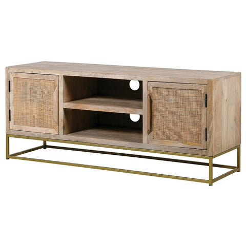 Zahara Cane 2 Door Entertainment Unit