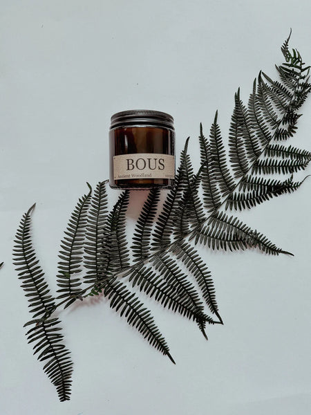 Bous, Ancient Woodland- Medium Soy Aromatherapy Candle