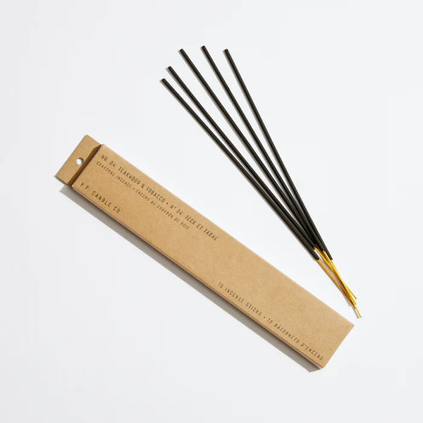 P.F. Candle Co. Teakwood and Tobacco Incense Sticks