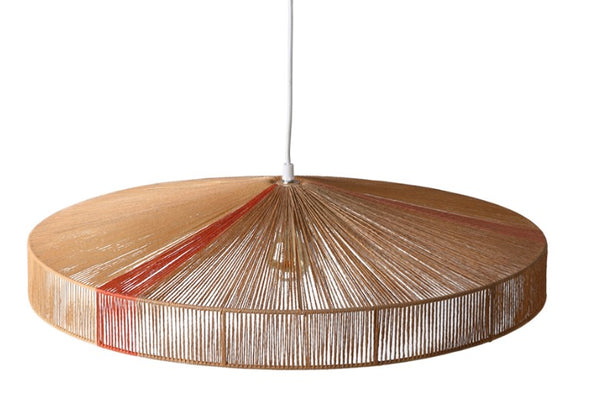 Pendant rope lamp terra shades