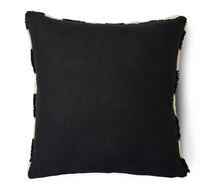 Woolen cushion black and white statement (50x50cm) TKU2165