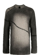 Transit Mens Wool and linen roundneck