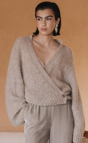 AW23 Mes Demoiselles KNITTED CARDIGAN AYUMI