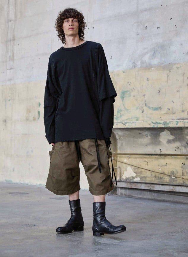 Andrea Ya’aqov Oversized Double Sleeve - 09 Black