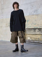 Andrea Ya’aqov Oversized Double Sleeve - 09 Black