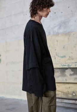Andrea Ya’aqov Oversized Double Sleeve - 09 Black