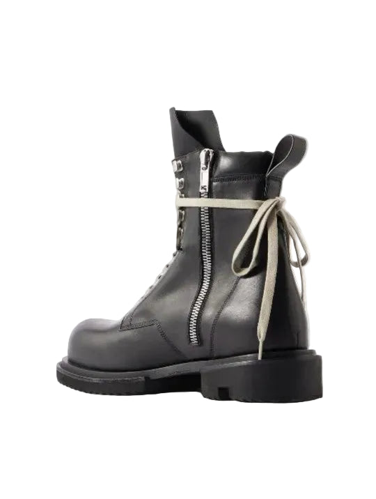 Rick Owens SS26 Temple Low Army Gabe boots/ Black