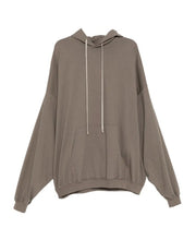 RICK OWENS SS26 Temple HUN Hoodie In Dust NEP TERRY Jersey